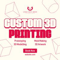 Custom 3D Printing Instagram post | BrandCrowd Instagram post Maker