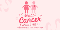 Breast Cancer Awareness Twitter post Image Preview