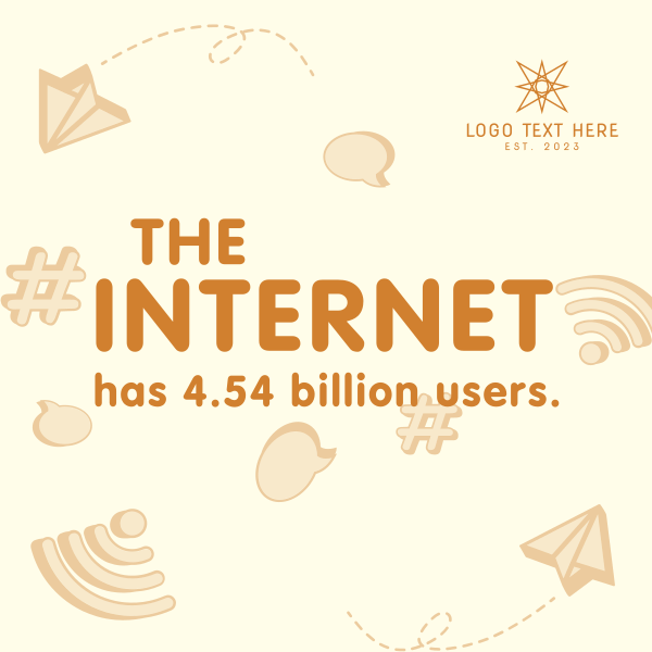 Internet Facts Instagram Post Design