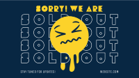 Sorry Sold Out Facebook Event Cover Design