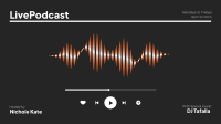 Live Podcast Wave Zoom Background Image Preview