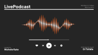 Live Podcast Wave Zoom background Image Preview