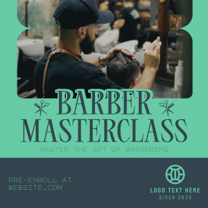 Retro Barber Masterclass Linkedin Post Image Preview