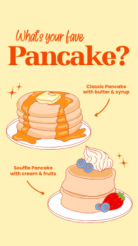 Classic and Souffle Pancakes Instagram Reel Design