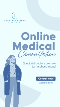 Online Specialist Doctors Facebook story Image Preview