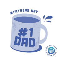 Father's Day Coffee Linkedin Post Design