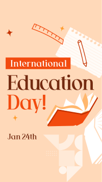 International Education Day Instagram reel Image Preview