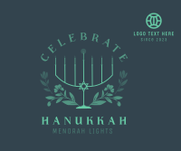 Hanukkah Light Facebook Post Design
