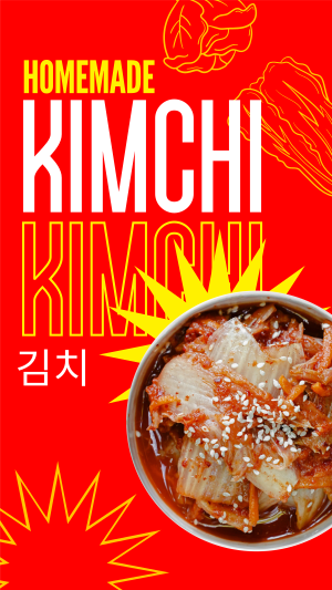Homemade Kimchi Instagram story Image Preview