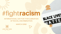 Elimination of Racial Discrimination Facebook Event Cover Design