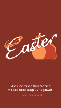 Easter Resurrection Facebook Story Design
