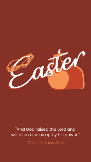 Easter Resurrection Facebook story Image Preview