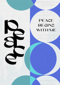 Day of United Nations Peacekeepers Modern Typography Flyer Design