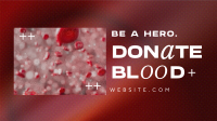 Modern Blood Donation Animation Image Preview