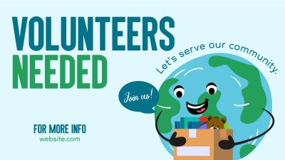 Humanitarian Community Volunteers Facebook event cover Image Preview