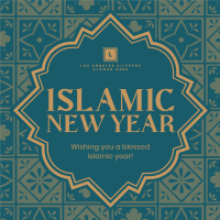 Islamic New Year Wishes Instagram Post Design