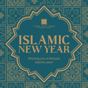 Islamic New Year Wishes Instagram post Image Preview