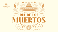 Dia De Muertos Greeting Facebook event cover Image Preview