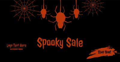 Spider Spooky Sale Facebook ad Image Preview