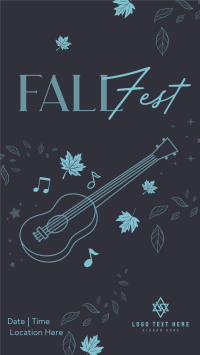 Fall Music Fest Instagram Reel Image Preview