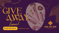 Beauty Give Away Facebook Event Cover Design