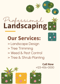 Professional Landscaping Flyer Design