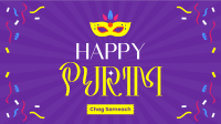 Burst Purim Festival Facebook event cover Image Preview