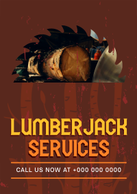 Professional Lumberjack Services Poster Preview