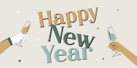 Quirky New Year Twitter post Image Preview