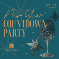 New Year Countdown Party Instagram post Image Preview