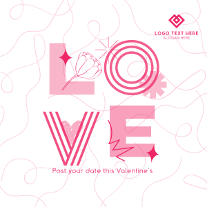 Valentine's Date Linkedin Post Image Preview