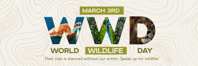 World Wildlife Day Twitter Header Image Preview