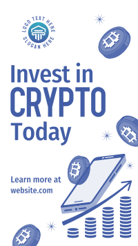 Trendy Crypto Facebook Story Design