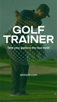 Golf Trainer YouTube Short Design