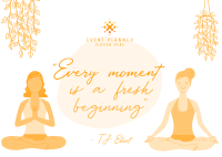 Yoga Positive Quotes Postcard Image Preview