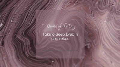Artistic Relax Quote Facebook event cover Image Preview