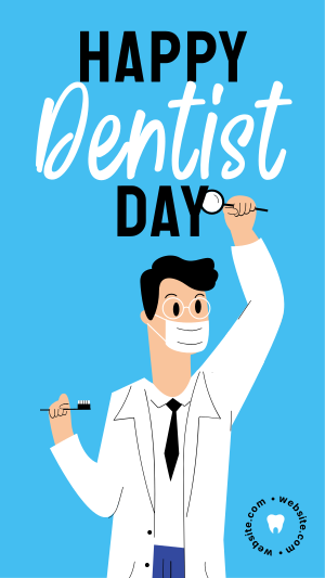A Happy Dentist Instagram story