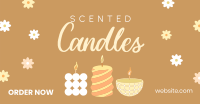 Sweet Scent Candles Facebook Ad Design