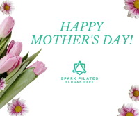 Tulips & Daisies Mother's Day Facebook Post Design