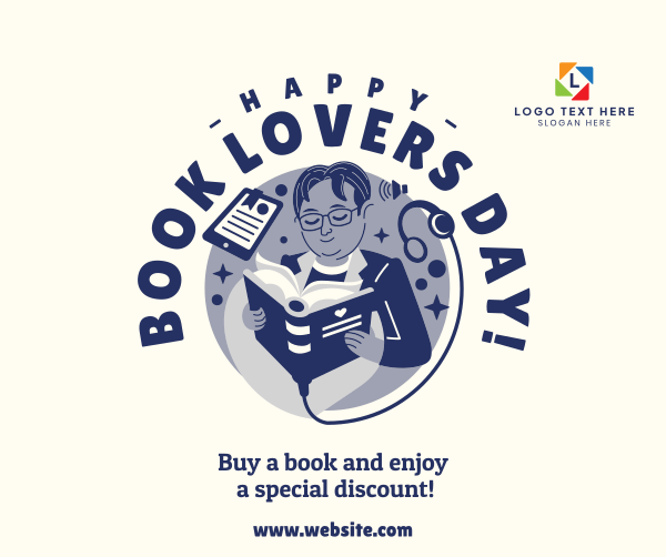 Book Lovers Day Sale Facebook Post Design Image Preview