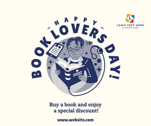 Book Lovers Day Sale Facebook post Image Preview