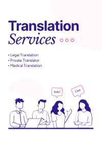 Translator Services Flyer Image Preview