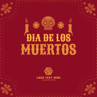 Dia De Los Muertos Instagram Post Design