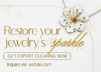 Jewelry Cleaning Luxe Postcard Preview