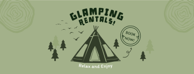 Weekend Glamping Rentals Facebook cover Image Preview