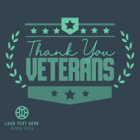 Veterans Wreath Instagram Post Design