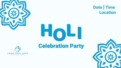 Holi Fest Get Together Facebook event cover Image Preview