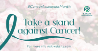 Fight Against Cancer Facebook Ad Design