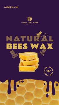 Naturally Made Beeswax Instagram Reel Design