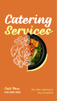 Food Catering Services TikTok Video Design